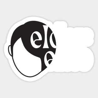 Elder Emo Sticker